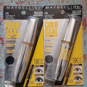 2 Maybelline Colossal Mascara #238 Limited Edition